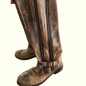 Bed Stu Tango Distressed Leather Boots Size 8.5